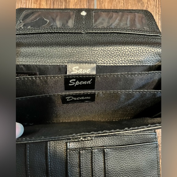 Giani Bernini trifold leather wallet. Black. - Picture 3 of 16